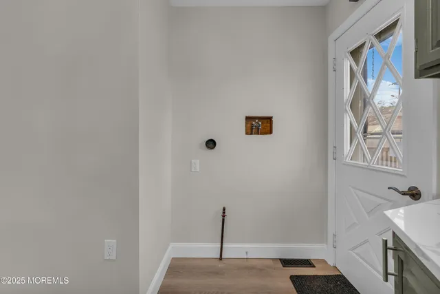 a bathroom with a sink and a shower