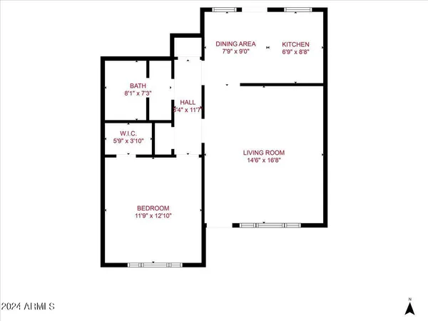 $1,250 | 6438 East Butte Street, Unit 2, Mesa, AZ 85205