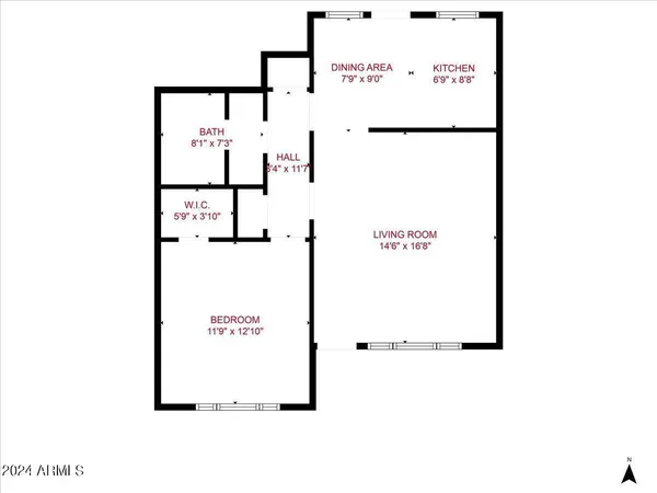 $1,195 | 6438 East Butte Street, Unit 2, Mesa, AZ 85205