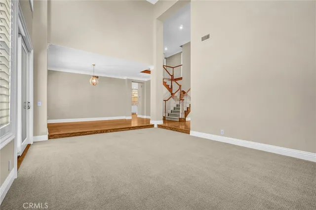 a view of empty room