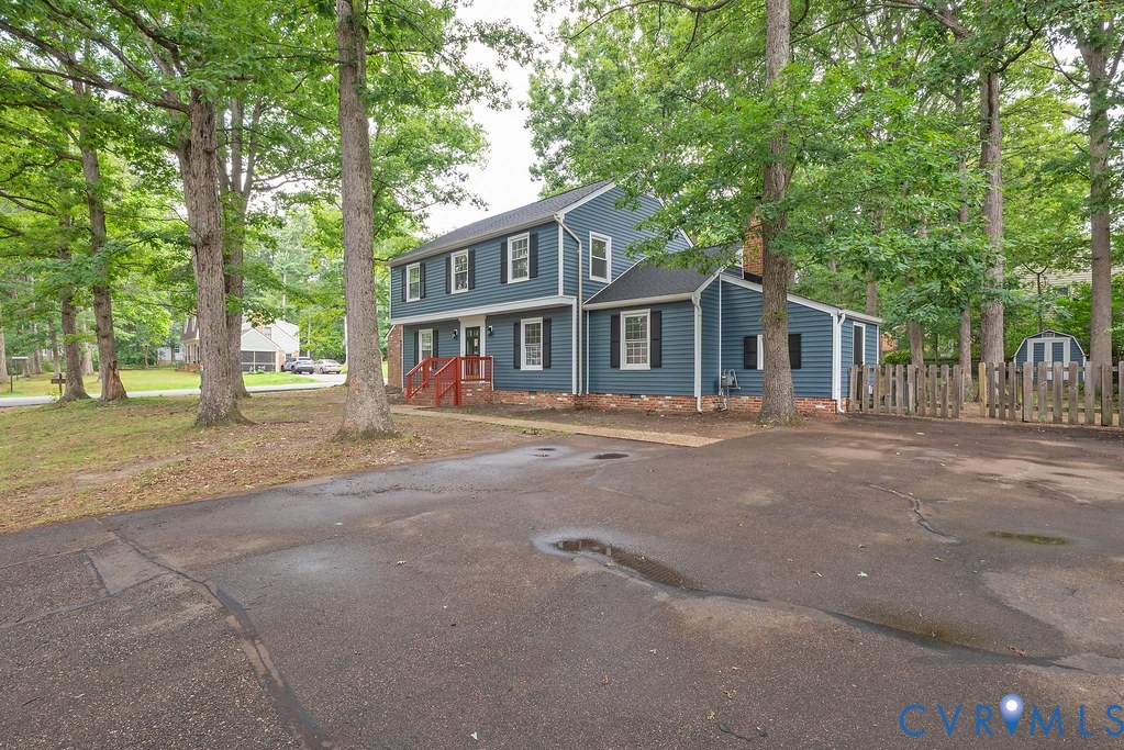 11840 Winfore Drive Midlothian, VA 23113 - Photo 33 of 40 Two-story residence featuring blue siding with bla