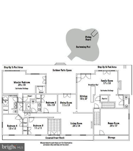 7901 Old Falls Road McLean, VA 22102 - Photo 30 of 30 Main Level Floor Plan