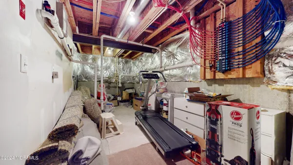 a view of storage and utility room