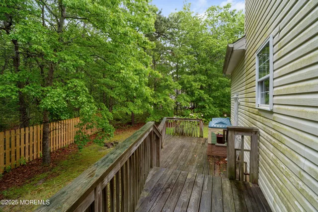 a view of balcony and deck