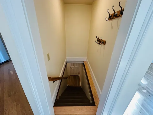 a bathroom with a shower and a tub