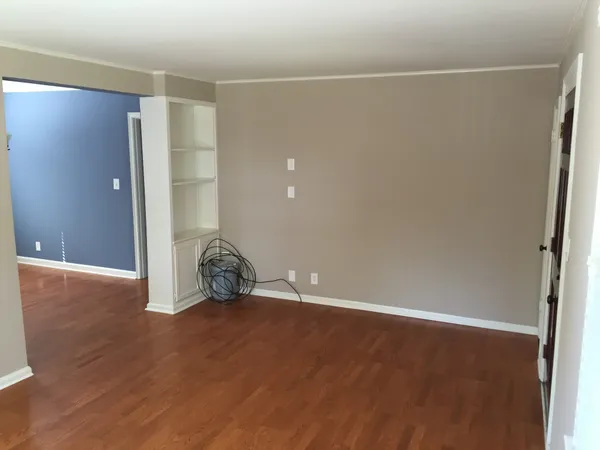 a view of empty room