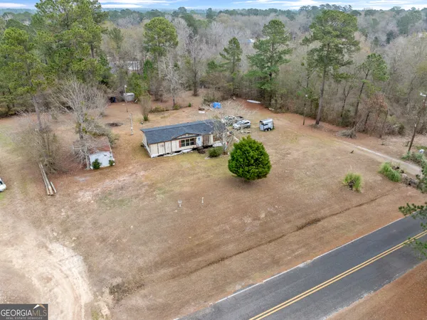 an aerial view of a