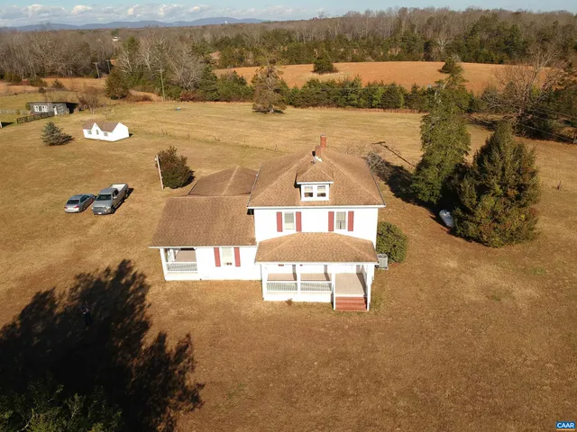 a view of a lake with a mountain in the background
