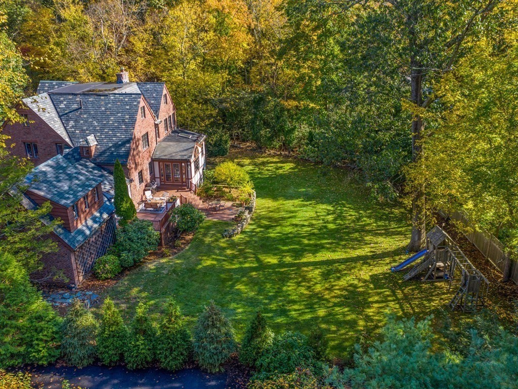 118 Hundreds Road Wellesley, MA 02481 - Photo 3 of 35 a aerial view of a house