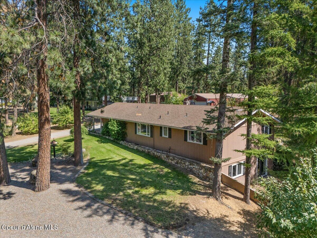 3506 Buckskin Road Coeur D'Alene, ID 83815 - Photo 3 of 65 04-Aerial front of home