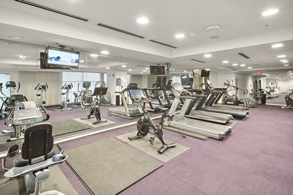 42 8th Street, Unit 1301 Boston, MA 02129 - Photo 13 of 23 a view of a room with gym equipment