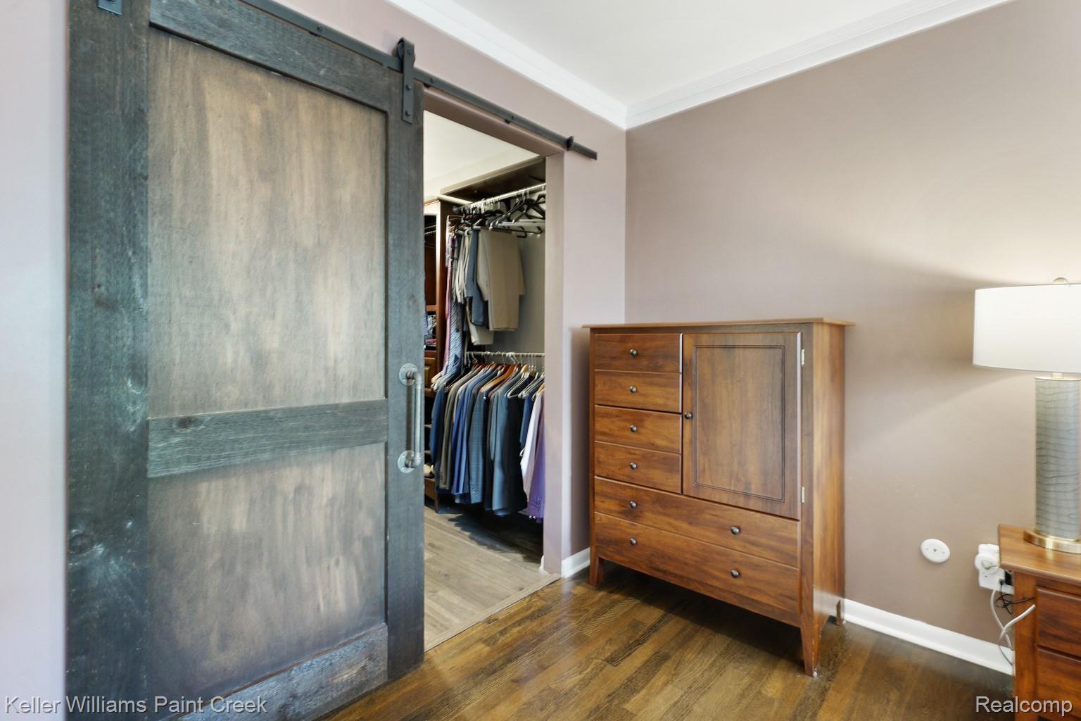 1491 Biggers Drive Rochester, MI 48309 - Photo 30 of 42 Barn door detail on the Walk-in Closet is simply beautiful