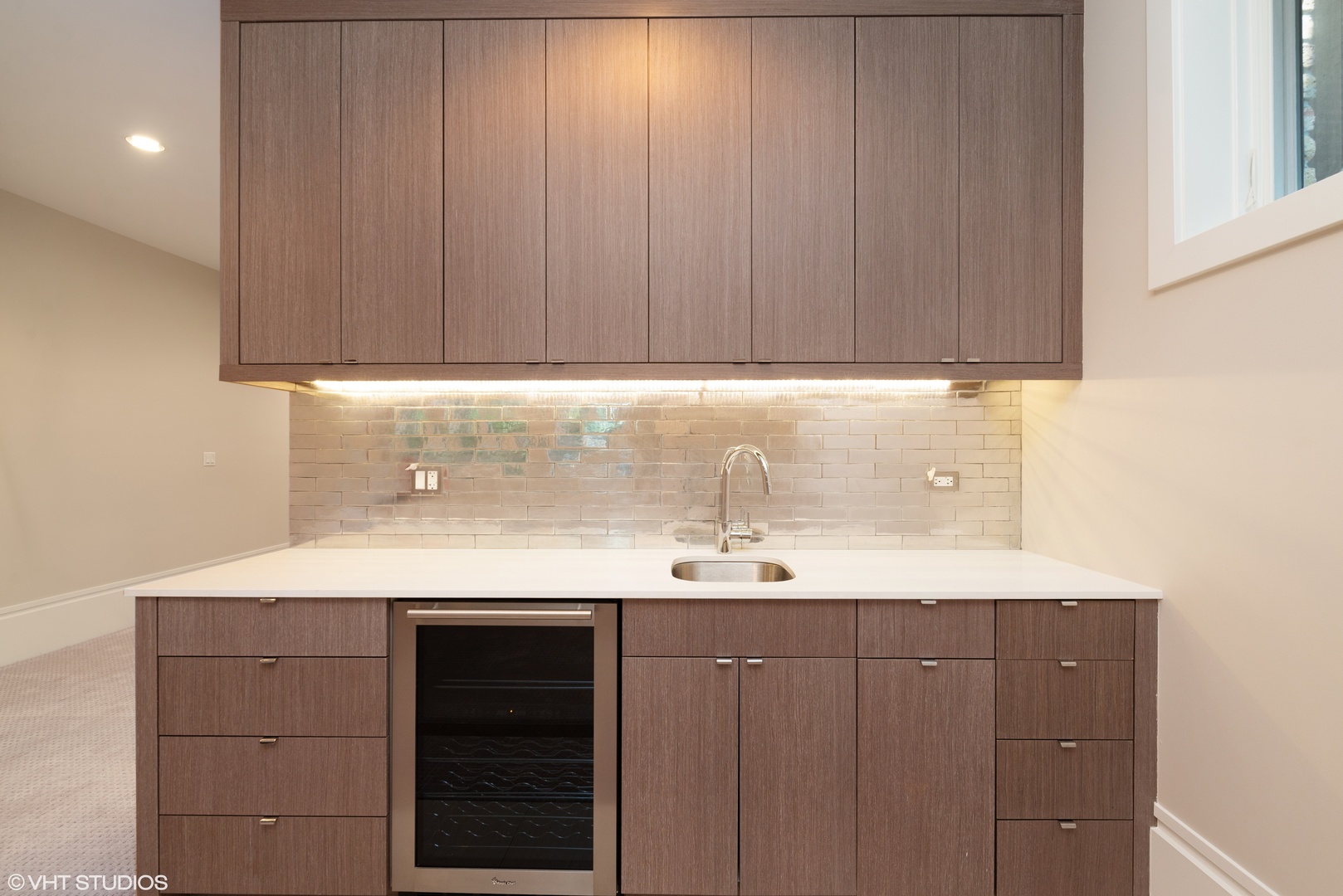 1428 West Wolfram Street Chicago, IL 60657 - Photo 30 of 47 a kitchen with a sink cabinets and a window