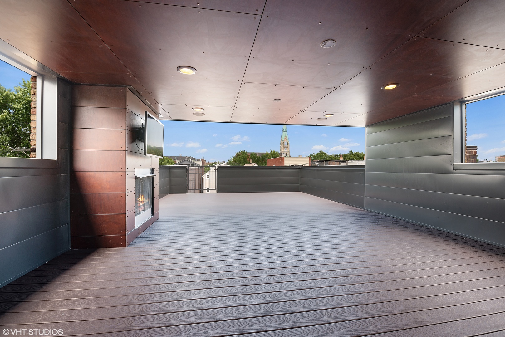 1428 West Wolfram Street Chicago, IL 60657 - Photo 39 of 47 a kitchen with stainless steel appliances a refrigerator and wooden floor