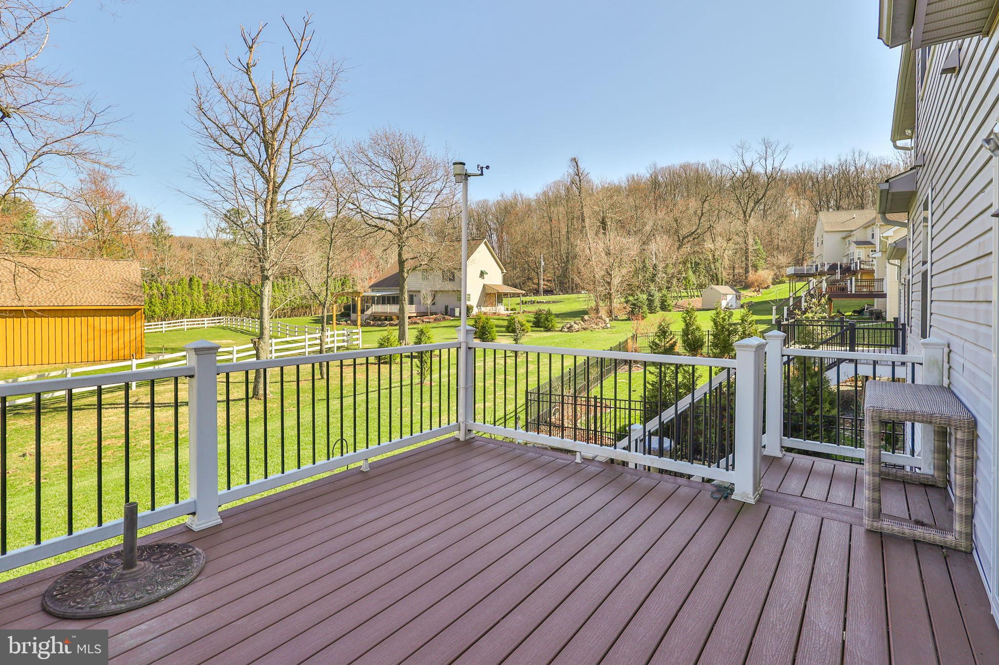 3872 Mink Road Emmaus, PA 18049 - Photo 31 of 39 a view of a balcony with wooden floor