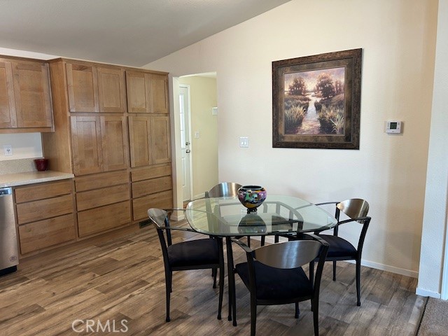 1340 Bille Road, Unit 13 Paradise, CA 95969 - Photo 10 of 31 a view of a dining room with furniture and wooden floor