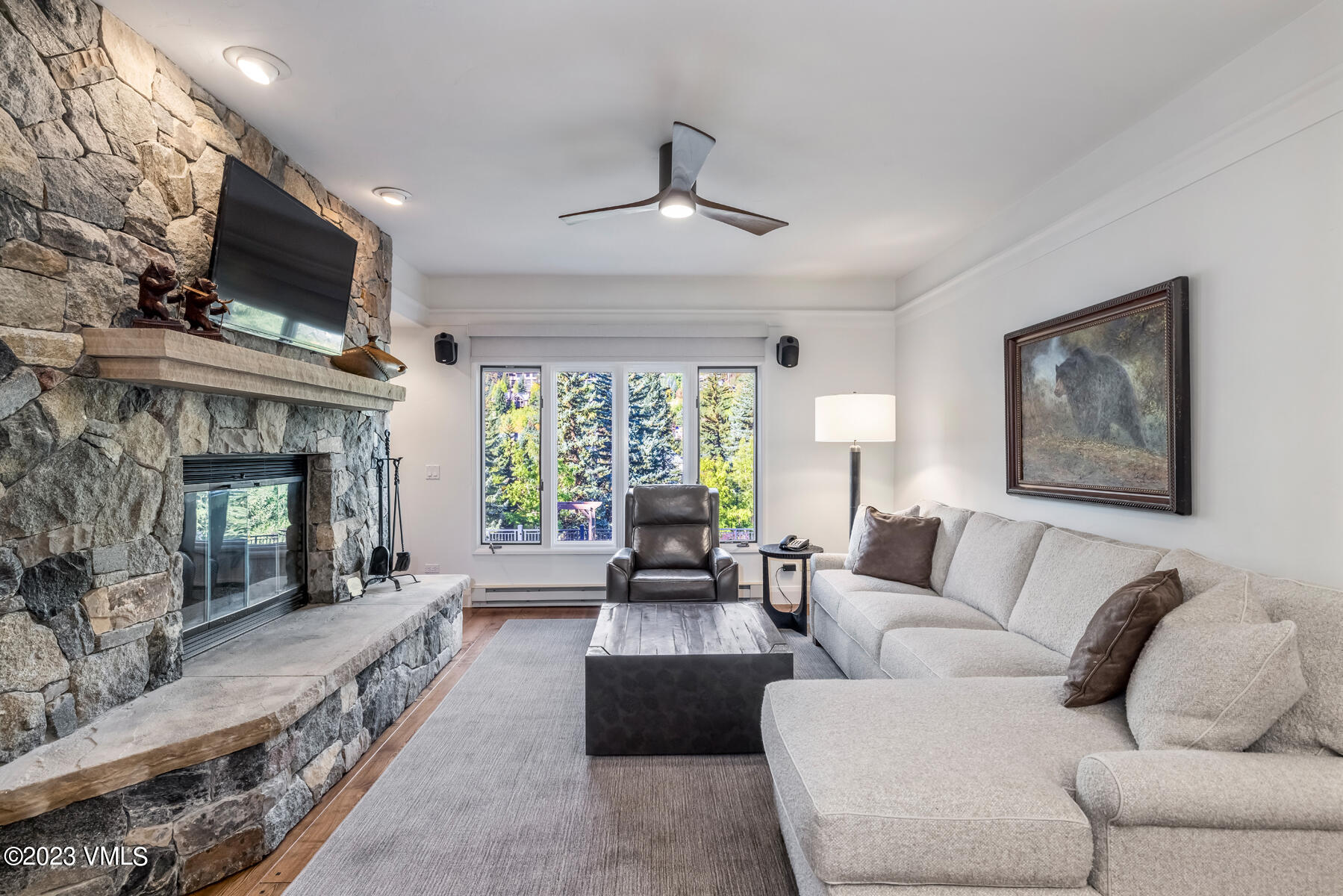 120 Offerson Road, Unit D260 Beaver Creek, CO 81620 - Photo 2 of 41 a living room with furniture fireplace and flat screen tv