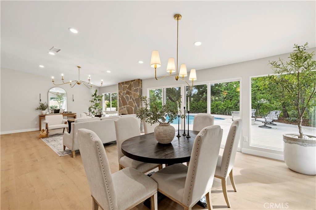 26418 Sand Canyon Road Canyon Country, CA 91387 - Photo 20 of 70 a view of a dining room with furniture window and outside view