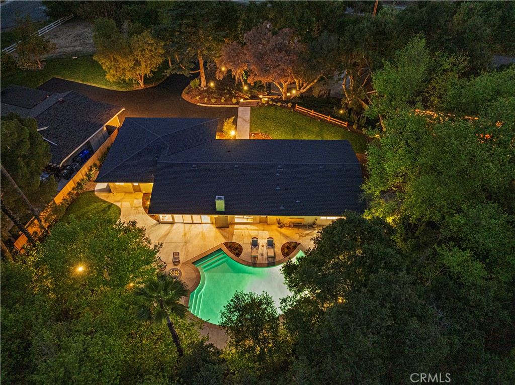 26418 Sand Canyon Road Canyon Country, CA 91387 - Photo 68 of 70 an aerial view of a house with yard swimming pool and outdoor seating