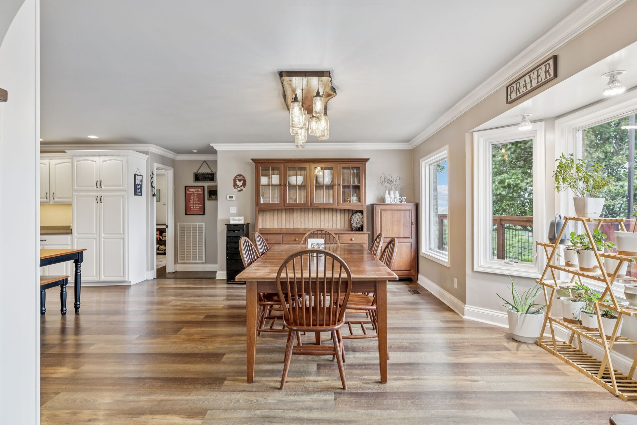 2797 Lewis Road Santa Fe, TN 38482 - Photo 23 of 92 a view of a dining room with furniture window and wooden floor