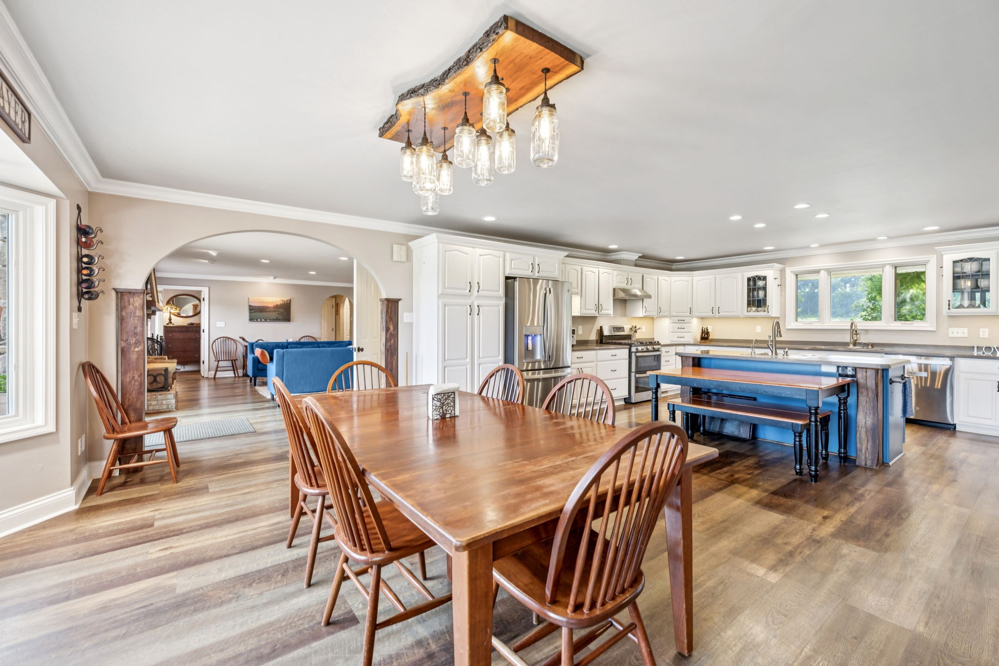2797 Lewis Road Santa Fe, TN 38482 - Photo 26 of 92 a dining room with a table or chairs and a wooden floor