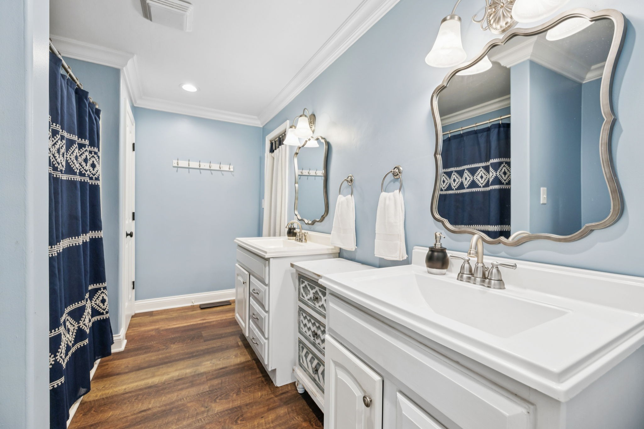2797 Lewis Road Santa Fe, TN 38482 - Photo 54 of 92 a bathroom with a sink double vanity and a mirror