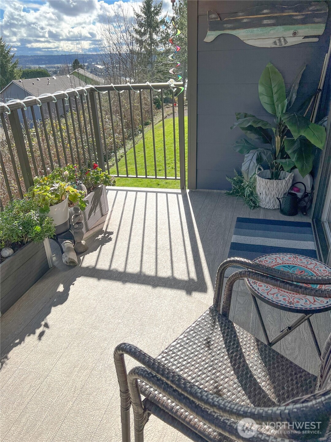 3390 Narrows Lane Northeast, Unit 101 Bremerton, WA 98310 - Photo 14 of 29 a view of balcony with furniture