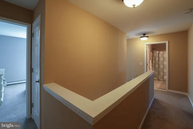 a view of wooden cabinets