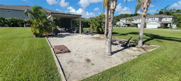 a picture of a room with a bench