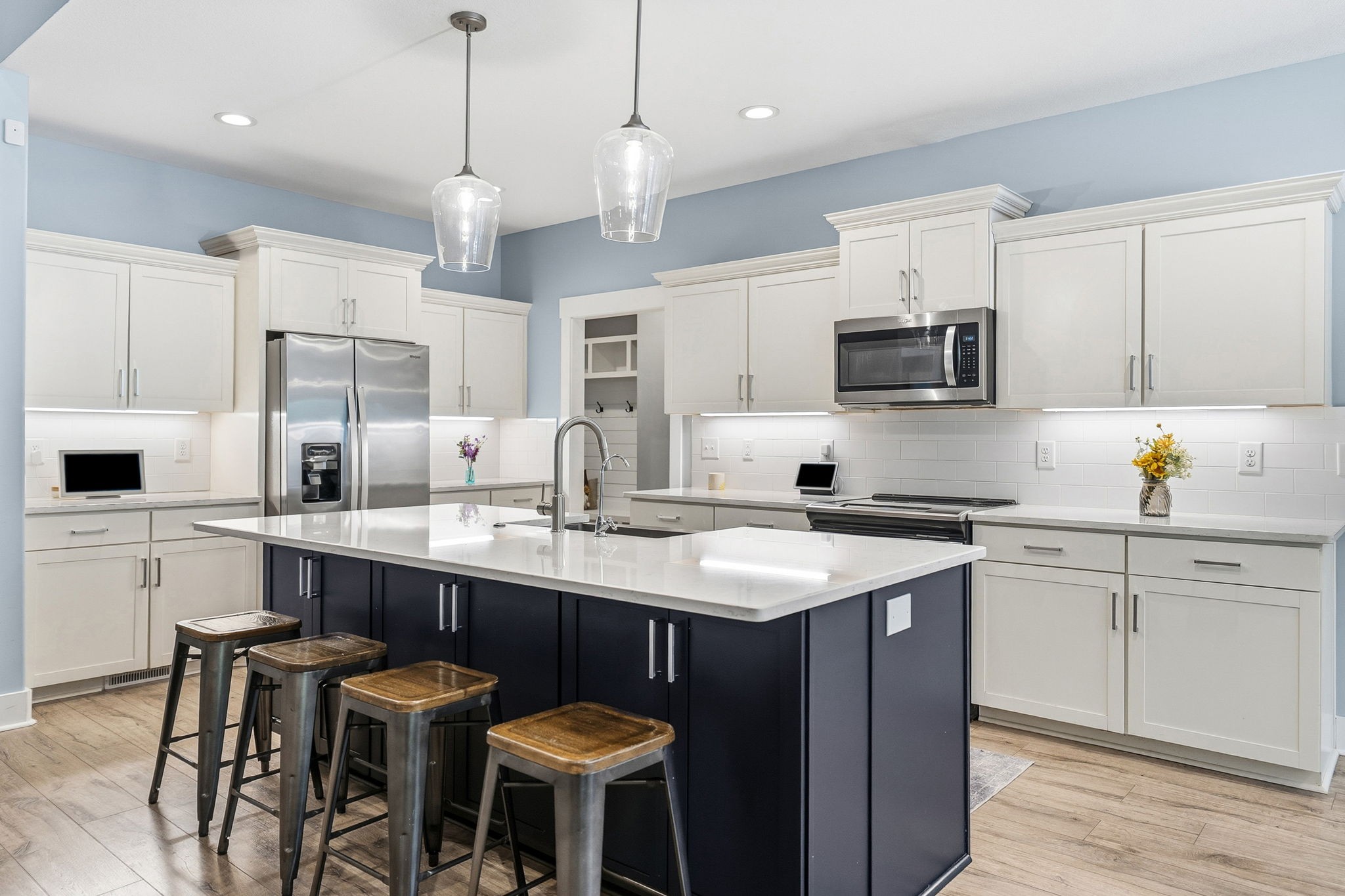 4334 Memory Lane Adams, TN 37010 - Photo 12 of 63 a kitchen with kitchen island granite countertop a sink counter space and stainless steel appliances