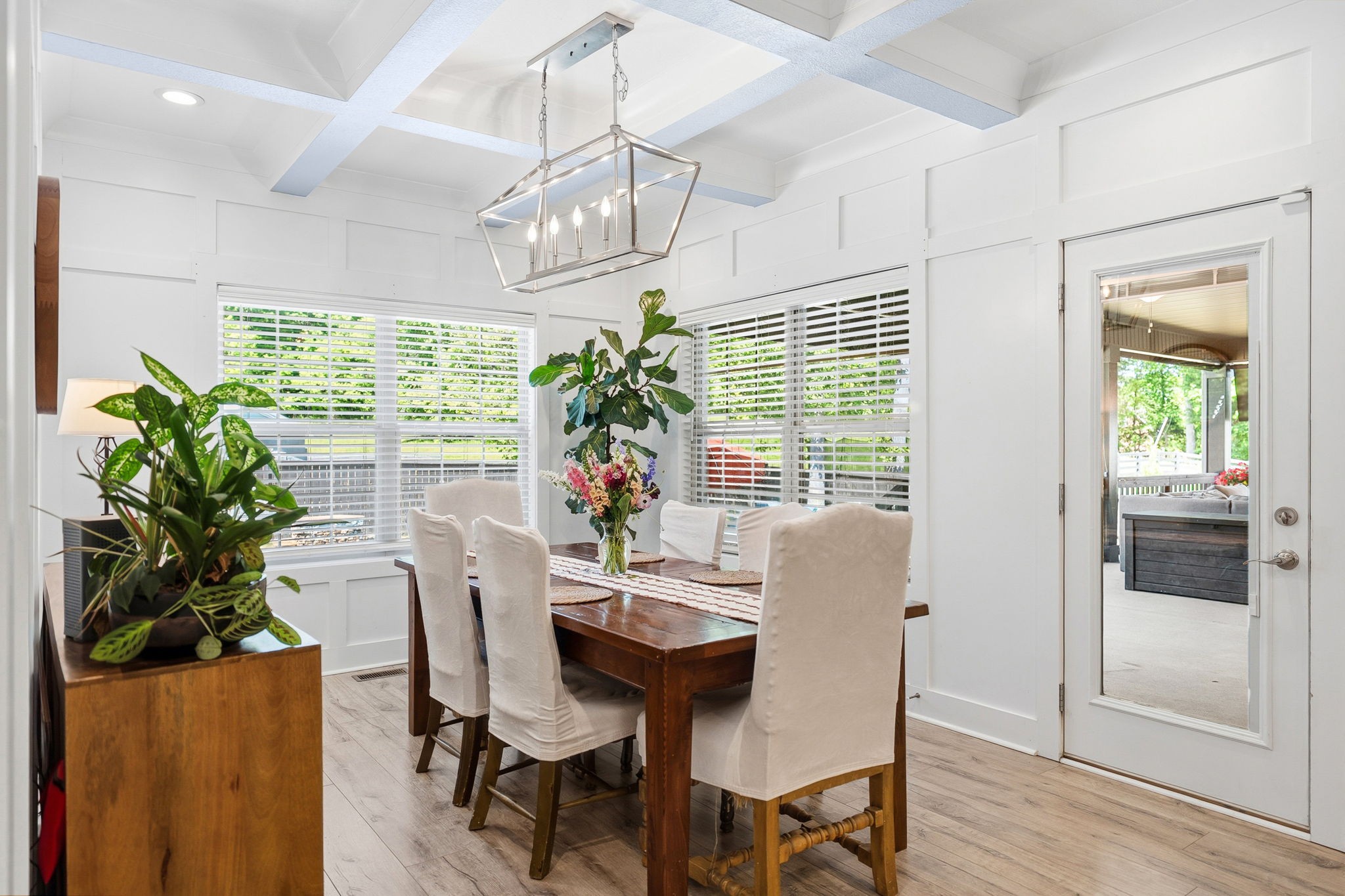 4334 Memory Lane Adams, TN 37010 - Photo 19 of 63 a view of a dining room with furniture window and wooden floor