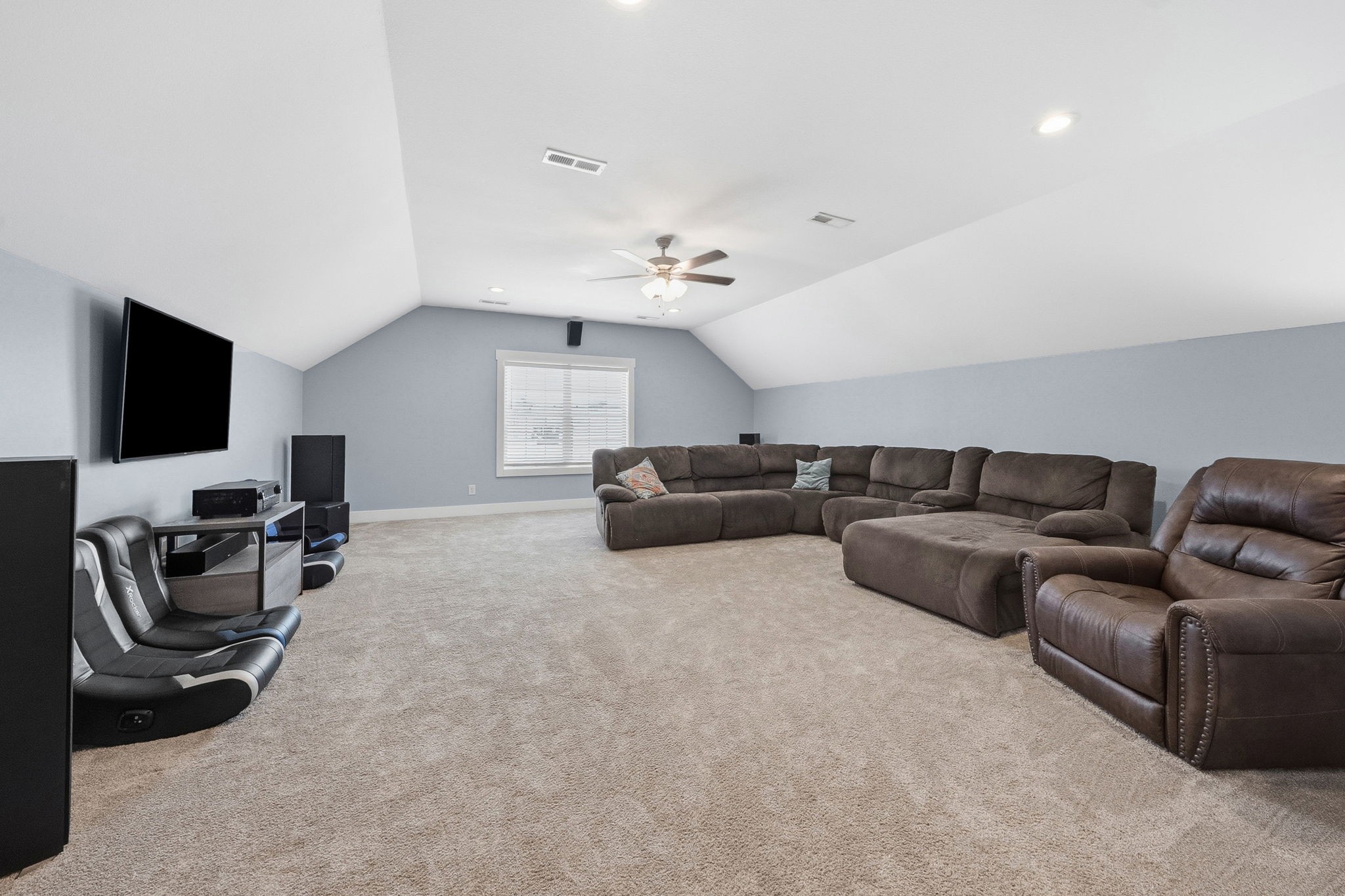 4334 Memory Lane Adams, TN 37010 - Photo 43 of 63 a living room with furniture and a flat screen tv