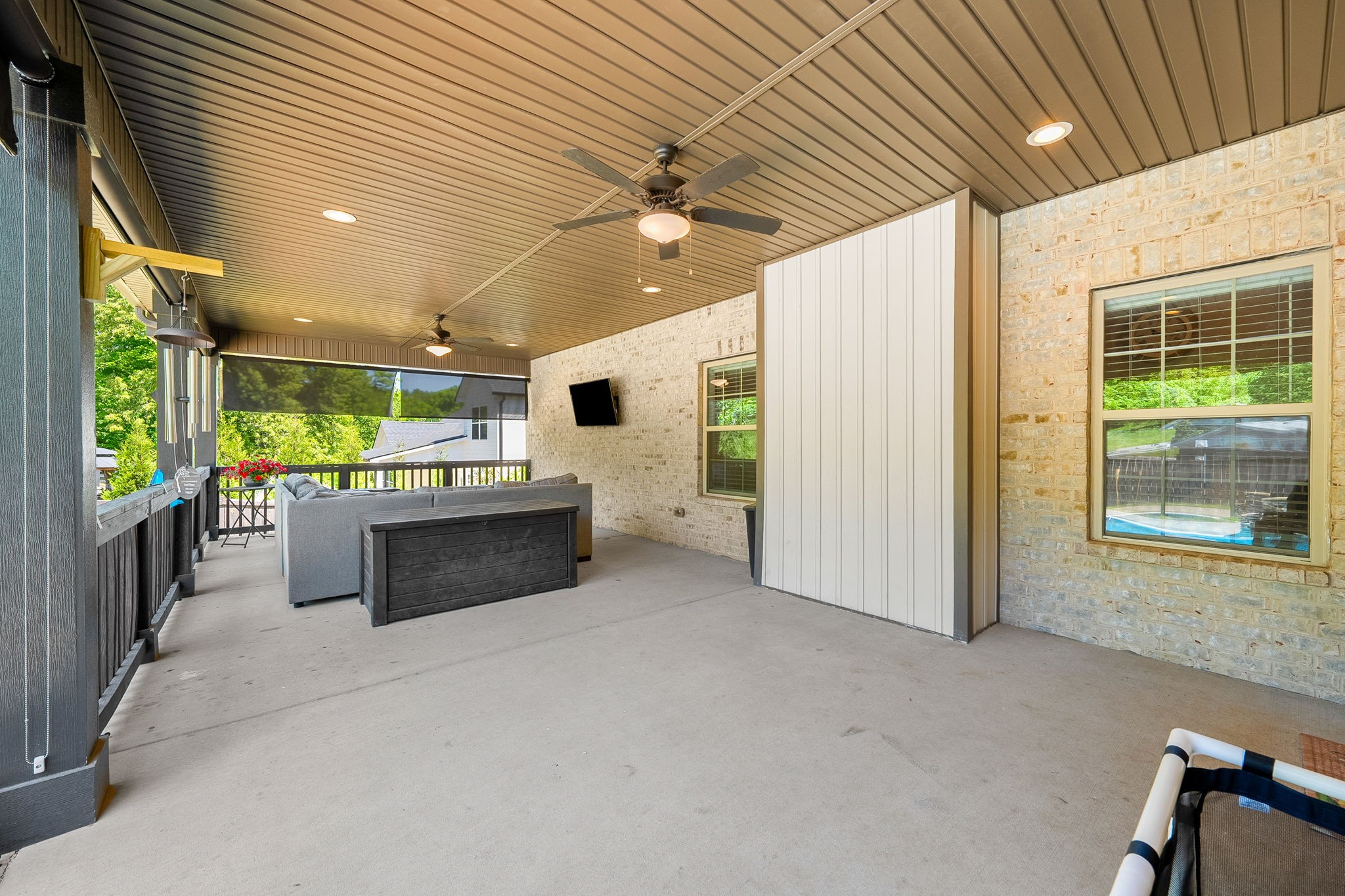 4334 Memory Lane Adams, TN 37010 - Photo 52 of 63 a kitchen with stainless steel appliances kitchen island granite countertop a refrigerator and a sink