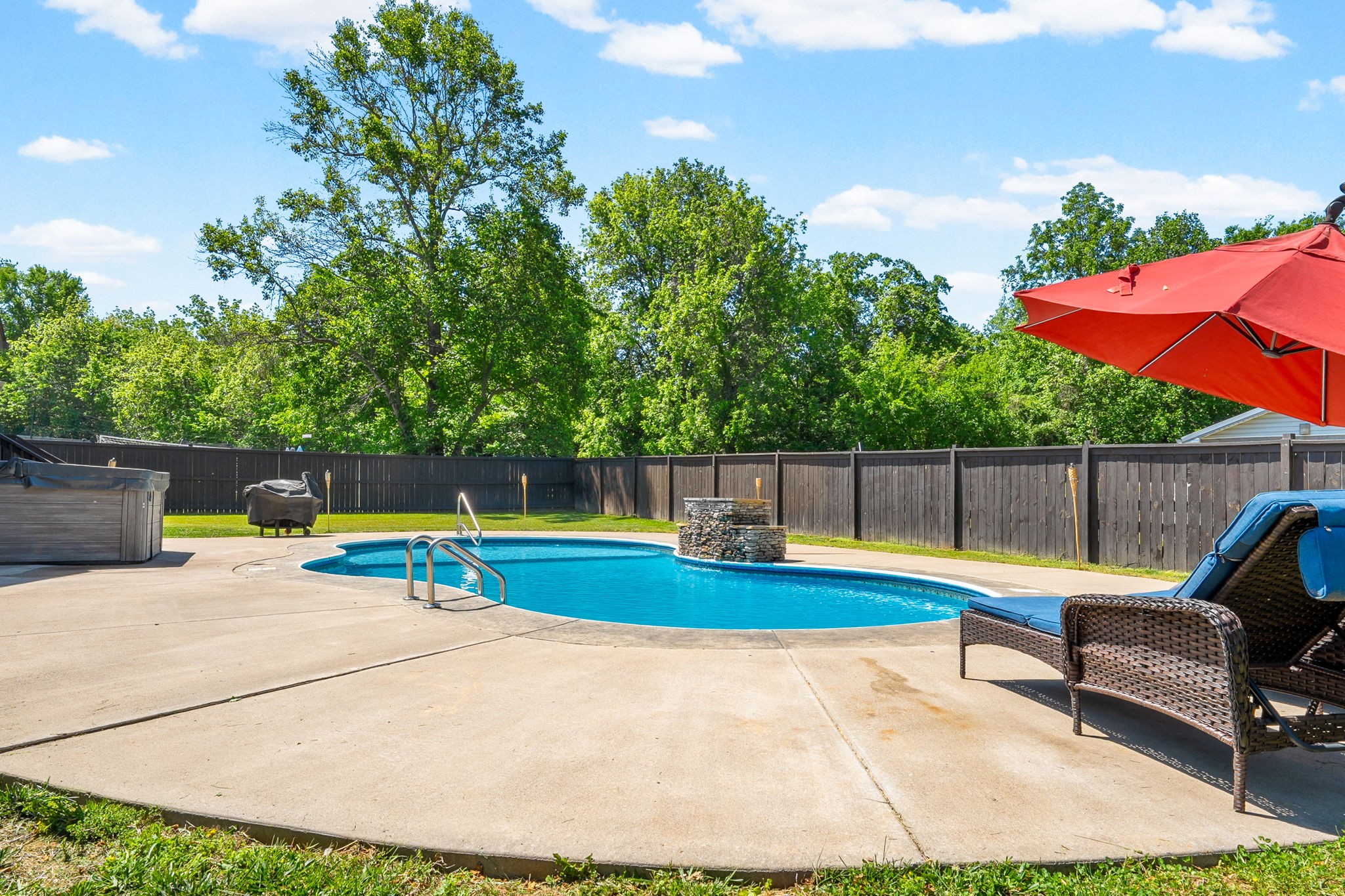4334 Memory Lane Adams, TN 37010 - Photo 53 of 63 a view of backyard with a slide and slide