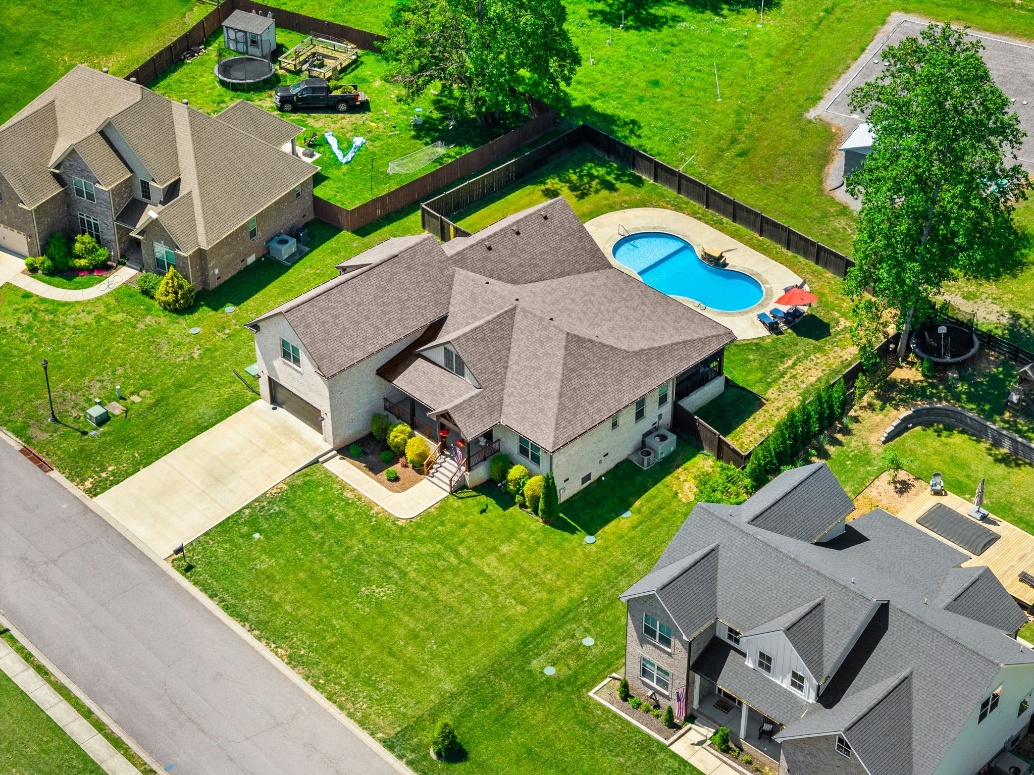 4334 Memory Lane Adams, TN 37010 - Photo 62 of 63 an aerial view of a house