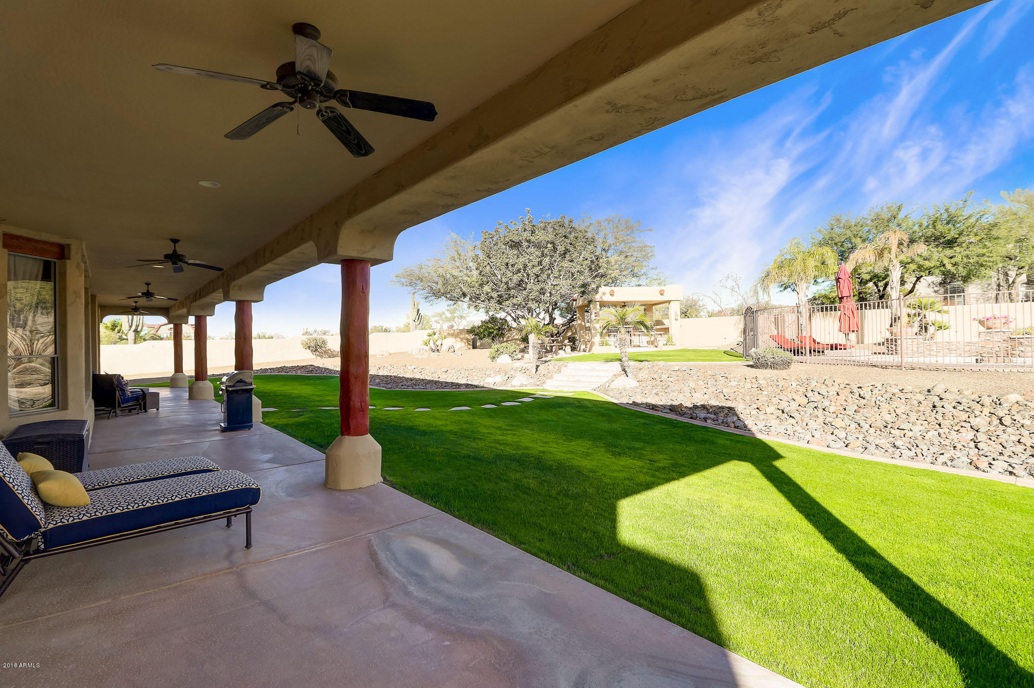 726 West Briles Road Phoenix, AZ 85085 - Photo 47 of 63 Backyard Patio View 2