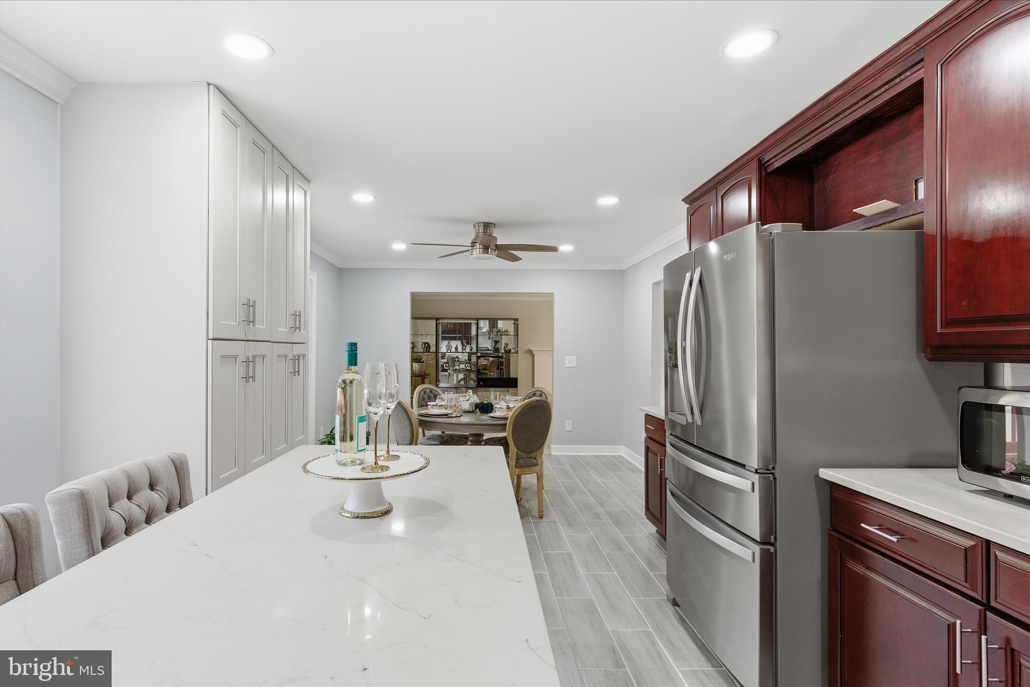 2816 Ridge Road Waldorf, MD 20603 - Photo 19 of 46 a kitchen with stainless steel appliances a refrigerator and a stove