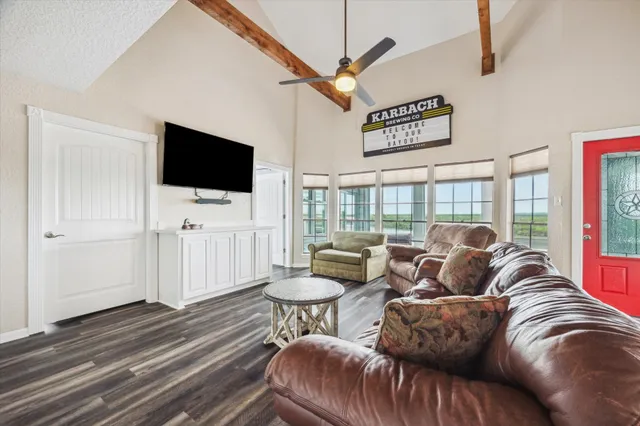 a view of city with ocean view