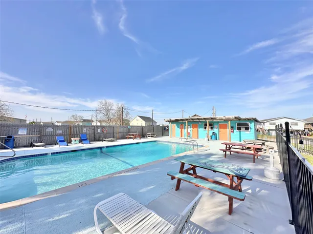 a outdoor view with a sitting space