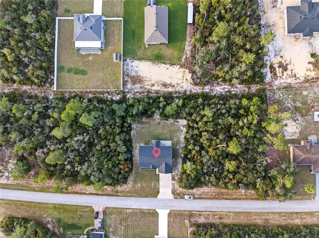 front view of a small yard