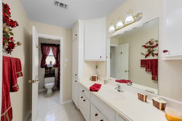 a view of a patio with a yard