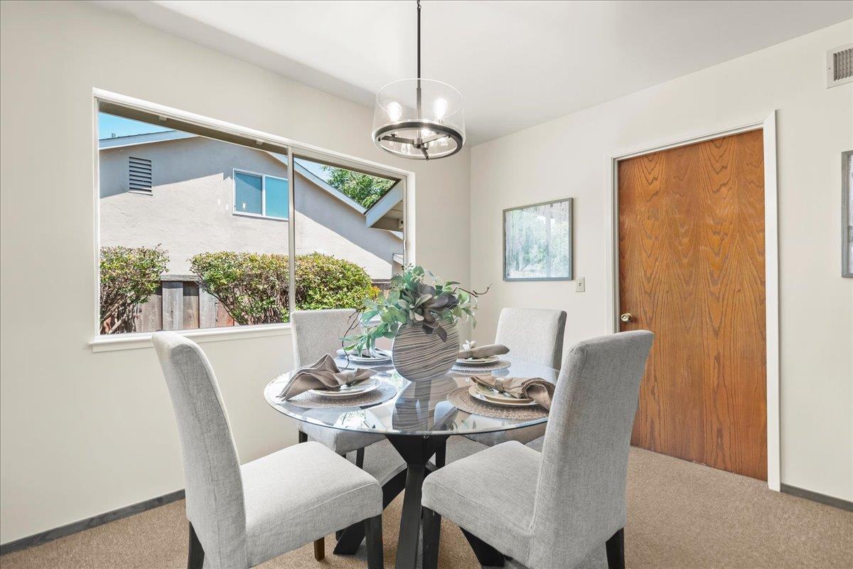 5371 Clovercrest Drive San Jose, CA 95118 - Photo 9 of 29 a view of a dining room with furniture window and outside view