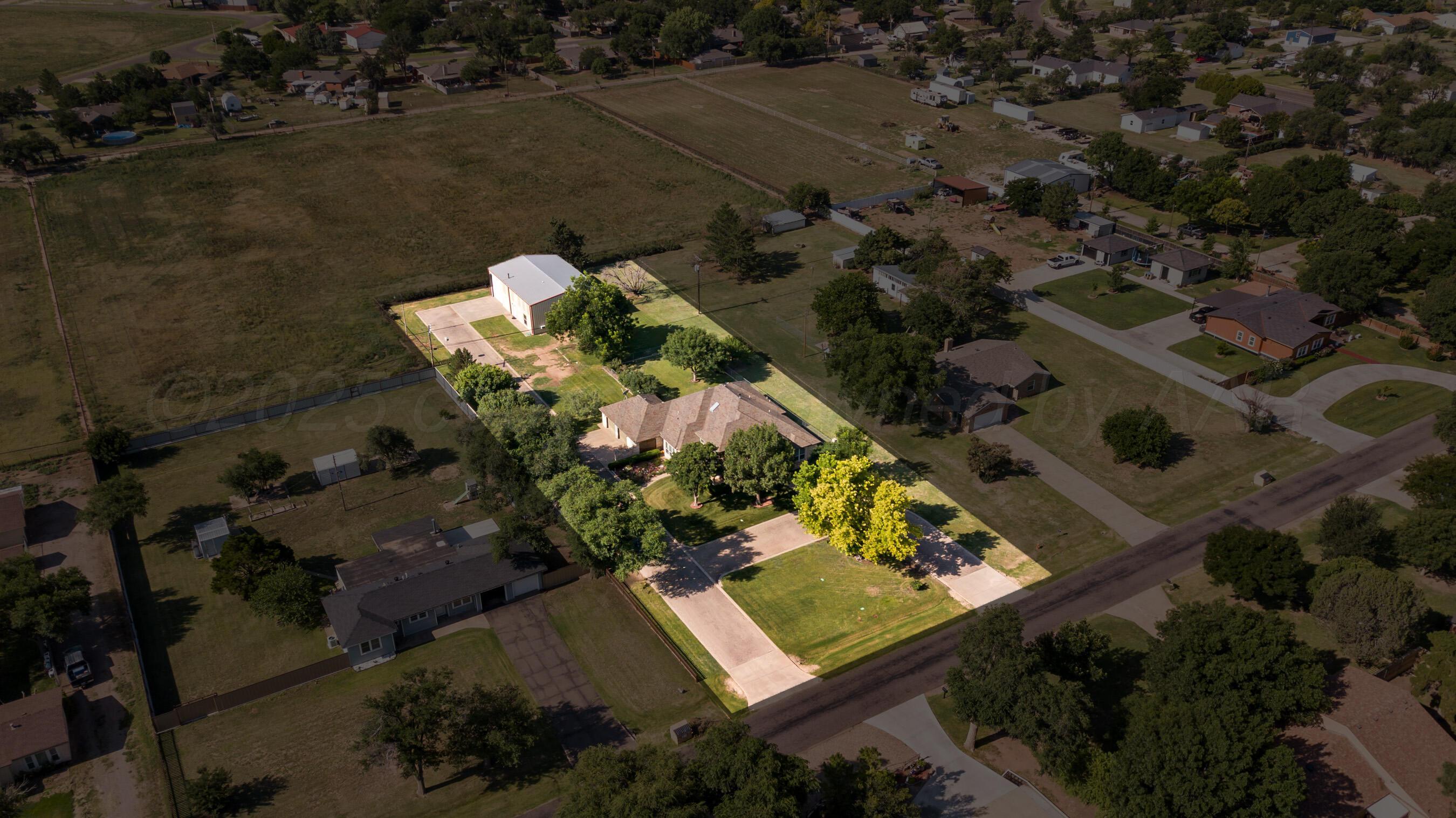 4823 Arden Road Amarillo, TX 79110 - Photo 49 of 53 an aerial view of house with yard