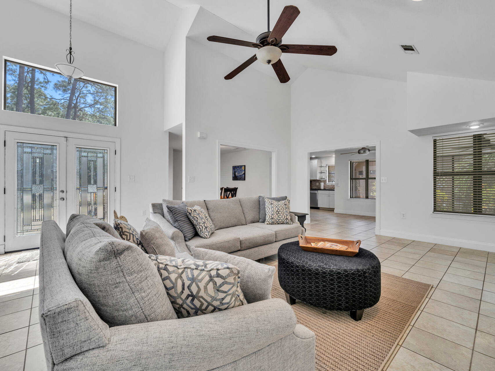 1182 Muirfield Way Niceville, FL 32578 - Photo 12 of 45 a living room with furniture and a ceiling fan