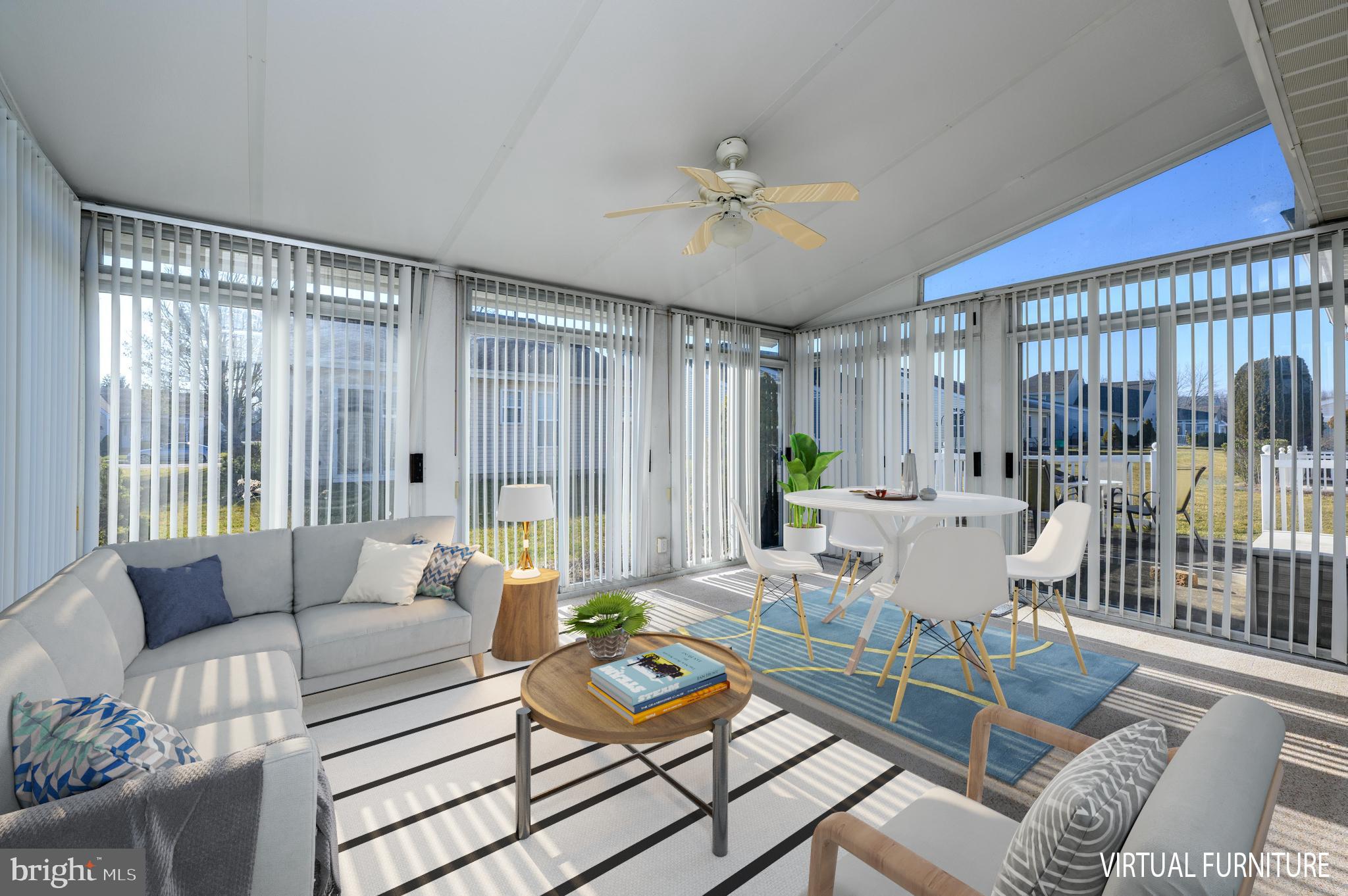 518 Hydrangea Drive Mount Laurel, NJ 08054 - Photo 18 of 33 Sunroom - Virtual Furniture