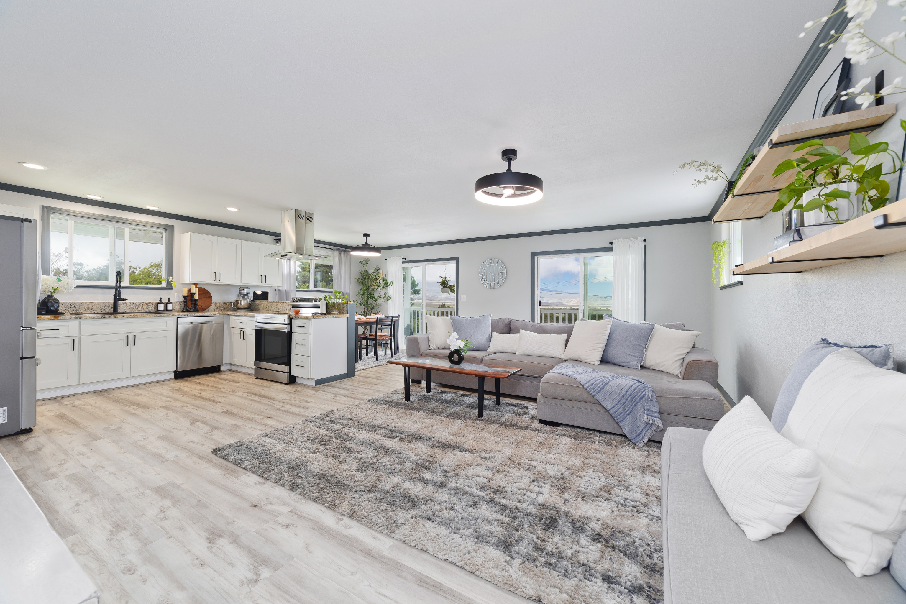 64-5246 Puu Nani Drive Kamuela, HI 96743 - Photo 6 of 25 a living room with furniture and kitchen view
