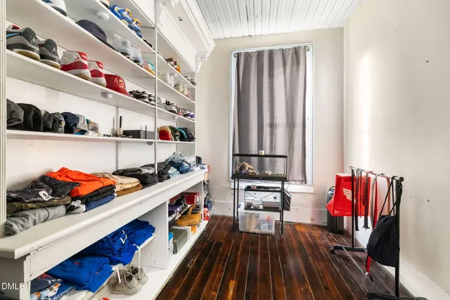 an aerial view of a city with lots of residential buildings