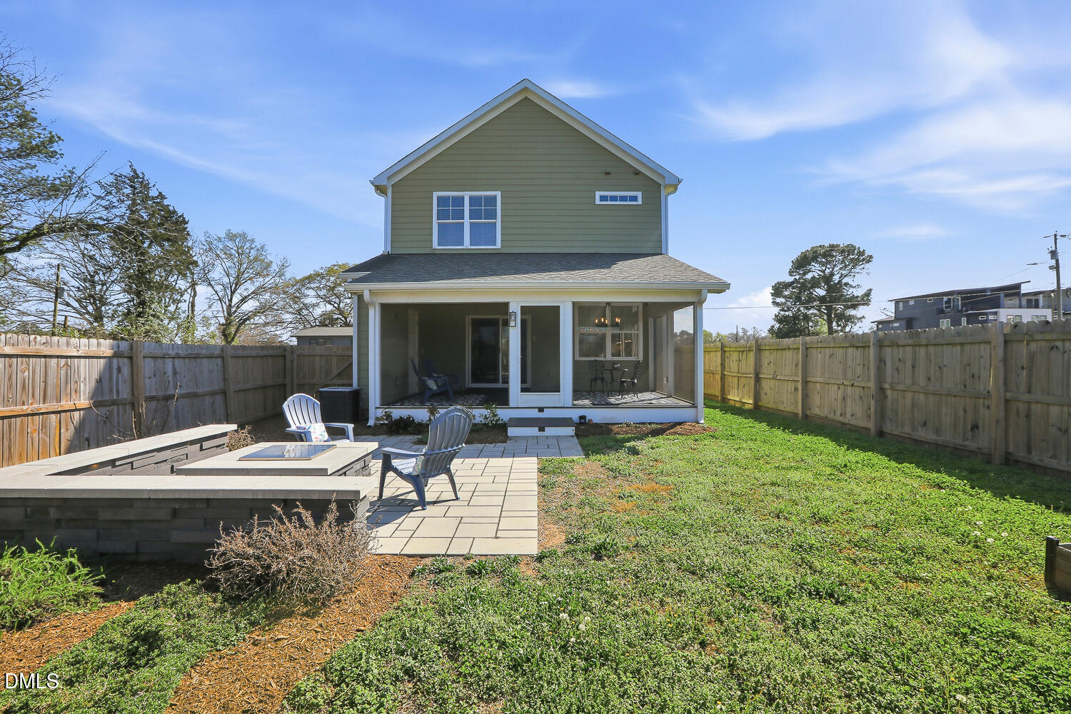 1605 Boyer Street Raleigh, NC 27610 - Photo 36 of 38 a view of a house with backyard sitting area and garden