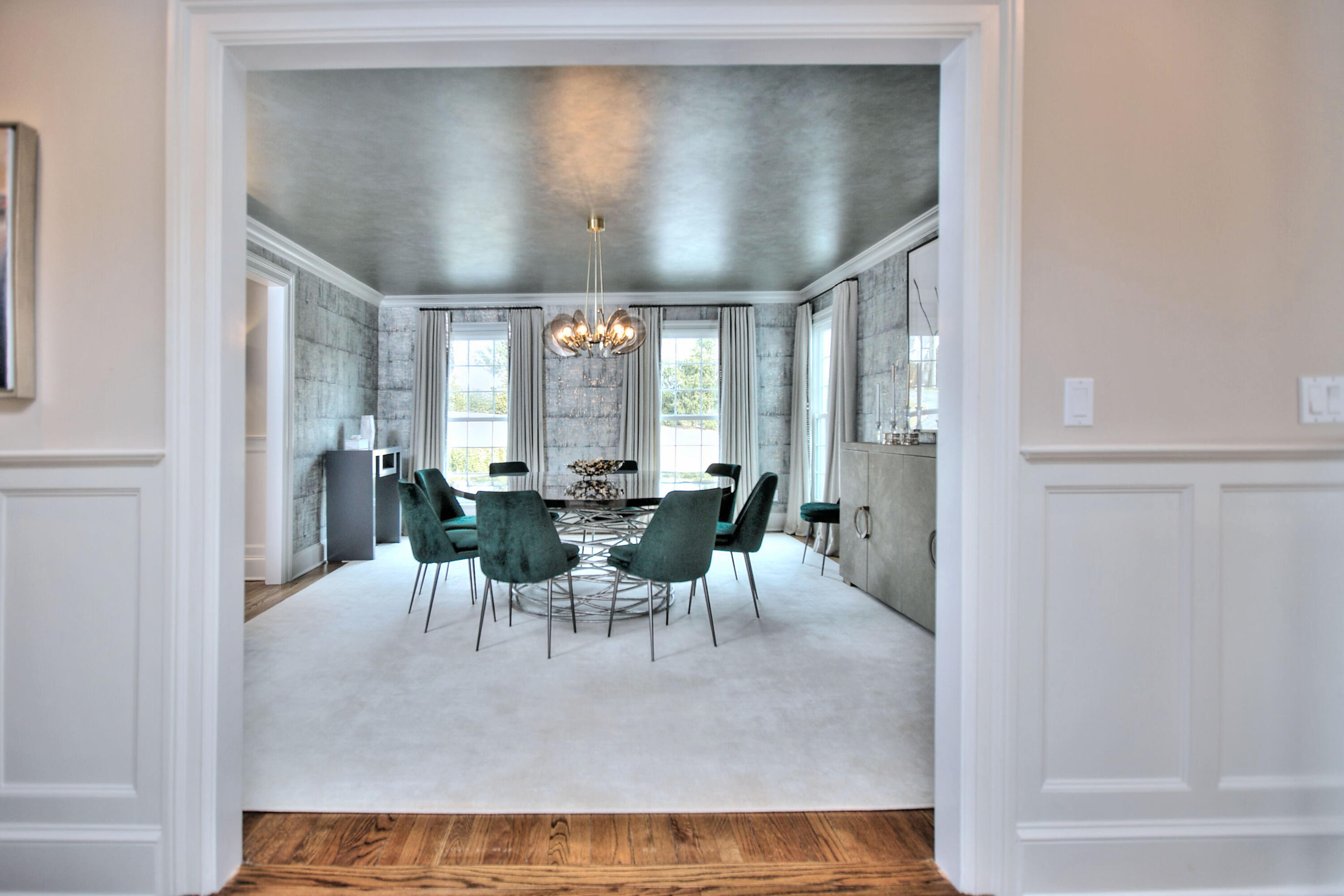 128 Dunning Road New Canaan, CT 06840 - Photo 7 of 49 a view of a dining room with furniture