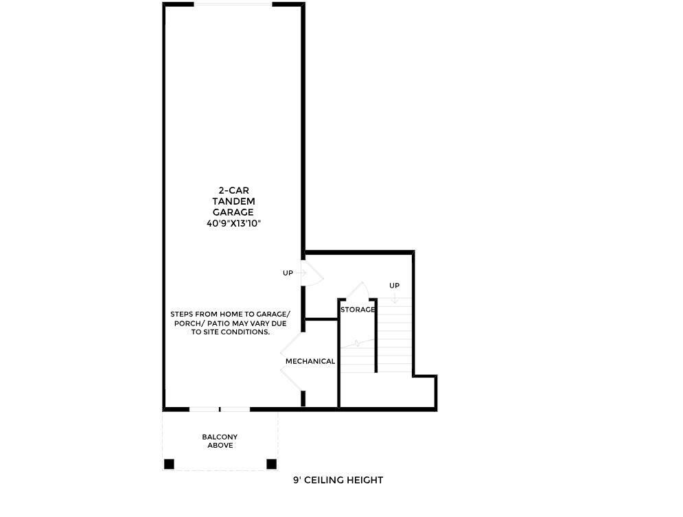 11548 Helmond Way, Unit 109 Raleigh, NC 27617 - Photo 3 of 27 1st floor layout